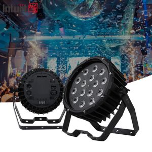 90W RGBW 4in1 par тонкий светодиодный плоский парный свет для наружного DJ-сценального мероприятия