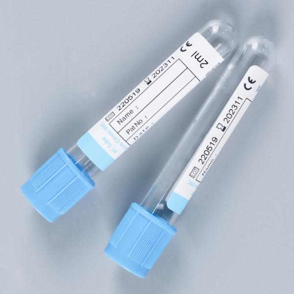Blue Micro Vacuum Blood Collection Tube PET CE ISO 	Blood Sample Tube