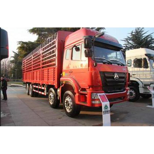 12 Wheels LHD Euro2 336HP Cargo Stake Body Truck / Livestock Container Truck