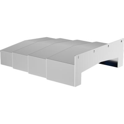 Dustproof Stainless Steel Bellow Cover Telescopic Steel Cover For CNC Machine