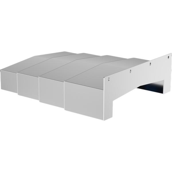 Dustproof Stainless Steel Bellow Cover Telescopic Steel Cover For CNC Machine