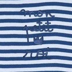Custom Summer 100% cotton embroidered Stripe Solid Print knitted newborn baby romper