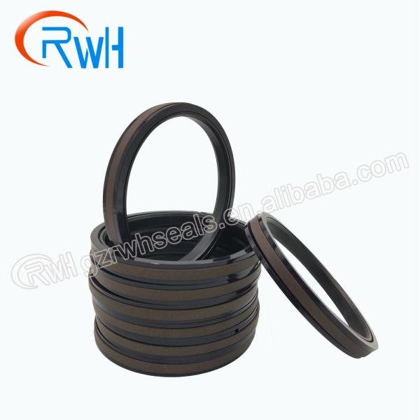 El sello hidráulico SPGW Brown del pistón de PTFE NBR colorea 3 meses de garantía