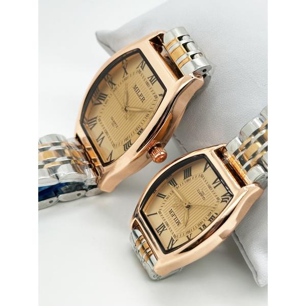 Водостойкие роскошные паральные часы Светящиеся кварцевые часы из нержавеющей стали