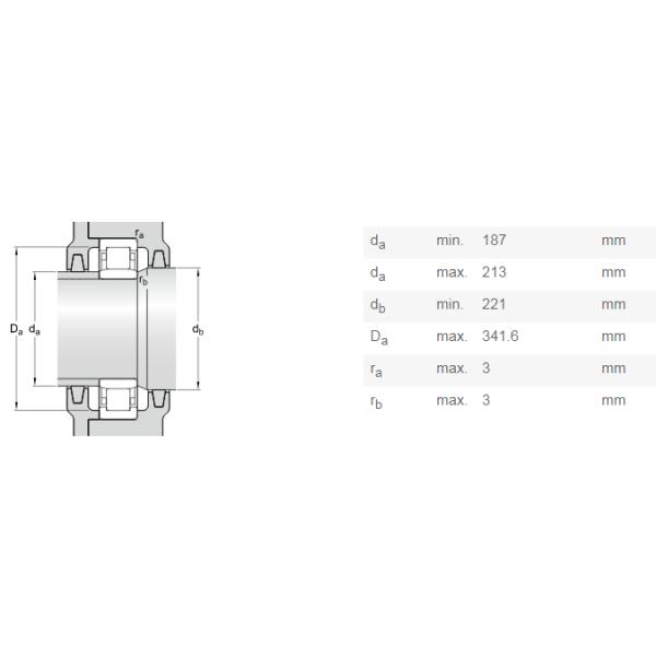 Chrome Steel 344 A/332 Timken Tapered Roller Bearings 40.000x80.000x21.000mm