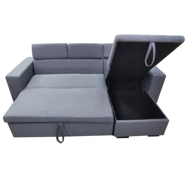 OEM/ODM Office Modular Folding Sofa Bed Fabric Material 223x143x80CM
