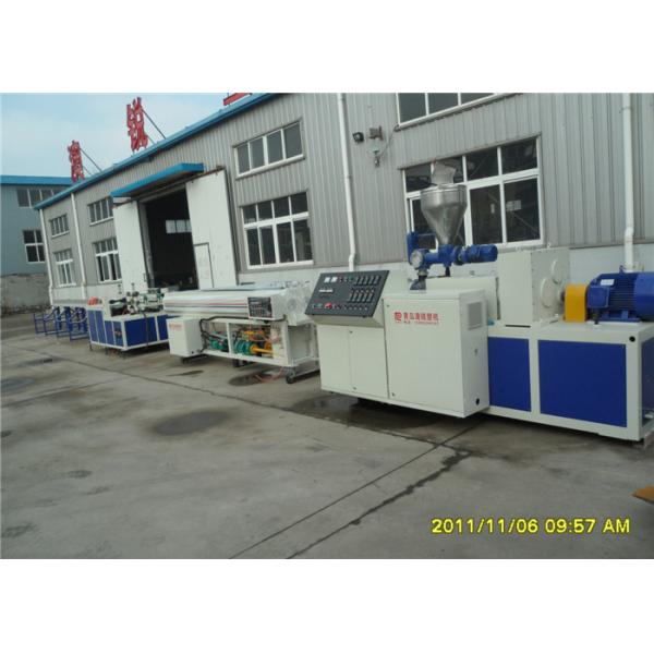 High output Twin Automatic Pvc Pipe / PVC Twin Screw Extruder Pipe Production Line