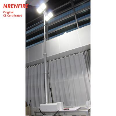 roof mast light 4.5m pneumatic telescopic mast, vehicle roof mount mast light tower