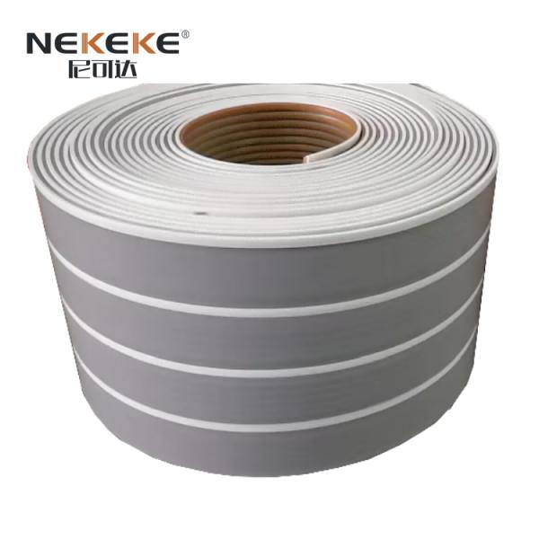 Revestimiento de cubierta de PVC para exteriores, franja gris y blanca, grosor de 5 mm para yates marinos