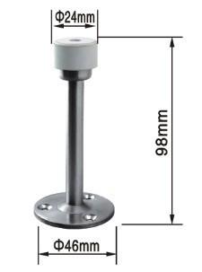 Lighthouse Type Stainless Steel Interior Door Stops 46x98mm Satin Polished