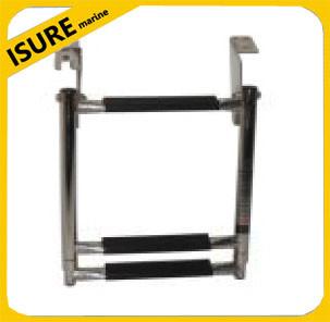 Telescoping transom ladder stainless steel for marine/marinehardware/ship/yacht from China supplier