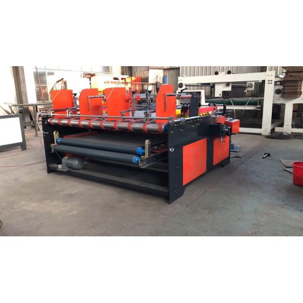 Fruit Box Milk Carton Flexo Folder Gluer Machine , Box Folding And Gluing Machine