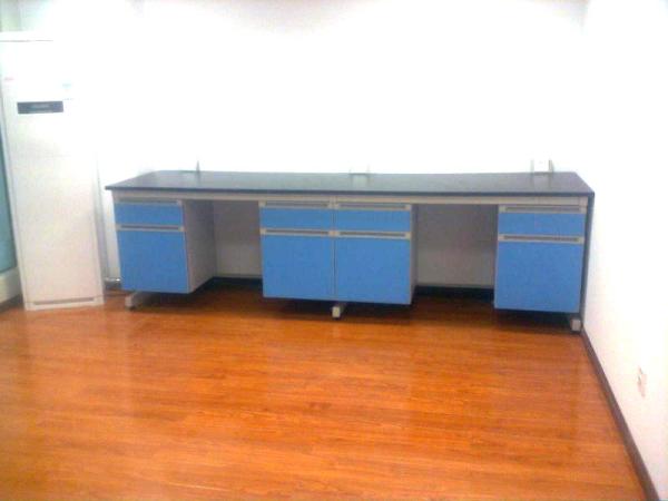 Modern Colorful Steel / Wood Lab Bench Modular Laboratory Furniture