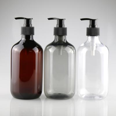 Customizable 500ml Plastic Shampoo Pump Bottle Lotion Hand Wash Soap