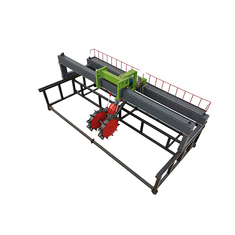 Ultra-Flexible Impeller Type Compost Turner with 360° Steering System and Height-Adjustable Impeller for Small-Scale Composting