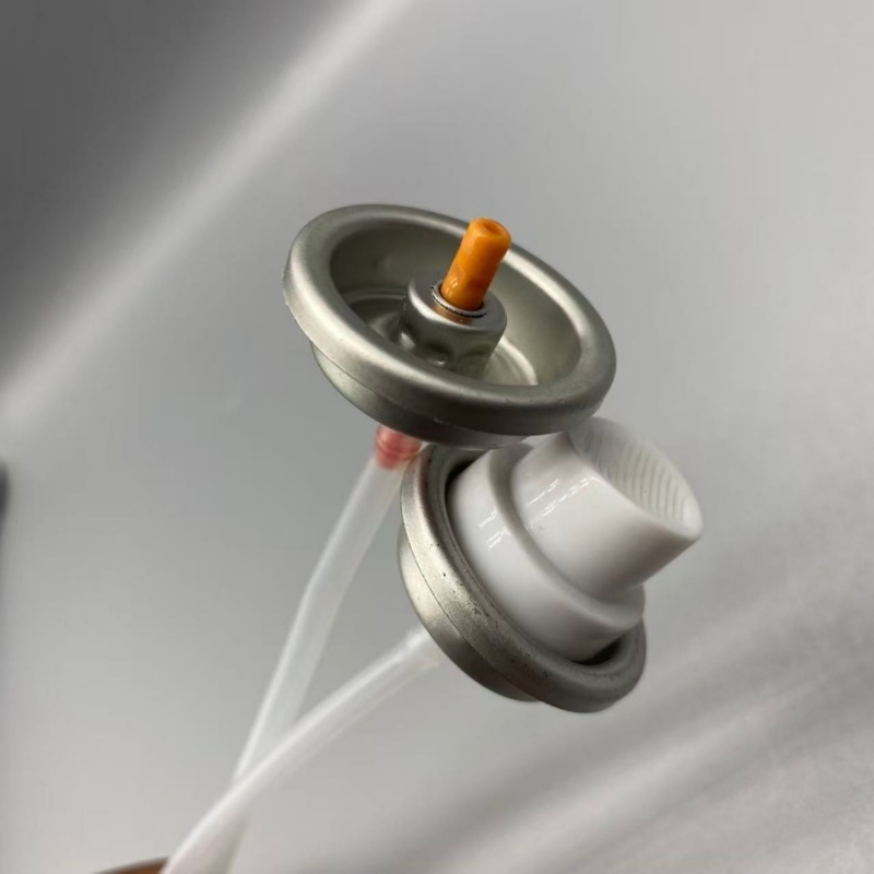 Continuous Spray Hair Glue Aerosol Valve with Precision Mist Anti-Clogging Nozzle and Chemical-Resistant Design
