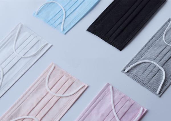Civilian Disposable Surgical Masks , Earloop Face Mask High Breathability