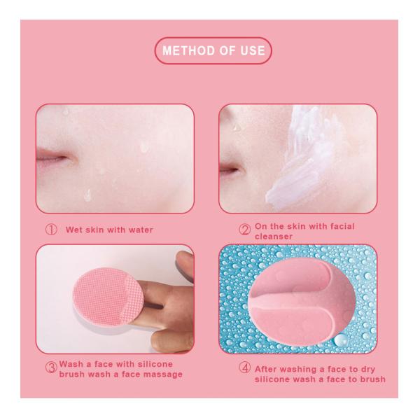 красочная щетка чистки стороны силикона посуды силикона 14.5g