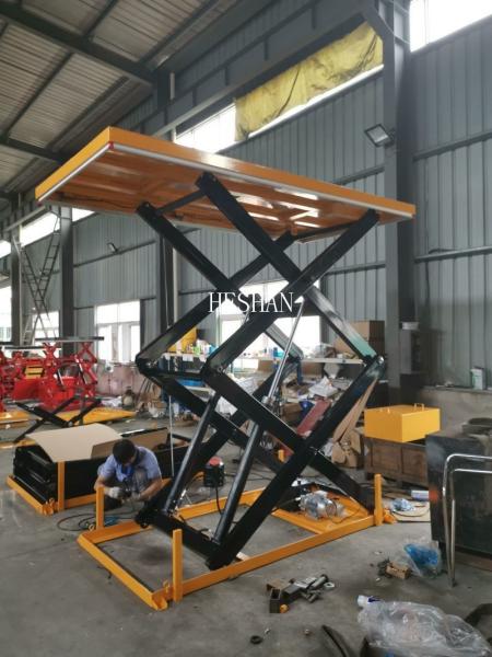 Custom 2 Ton Scissor Lift Table Warehouse Industrial Hydraulic Work Platform Lift