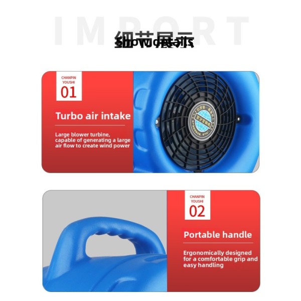 3200W Commercial High-Power Hot and Cold Air Dryer for Hotel, Carpet, and Floor Dehumidification