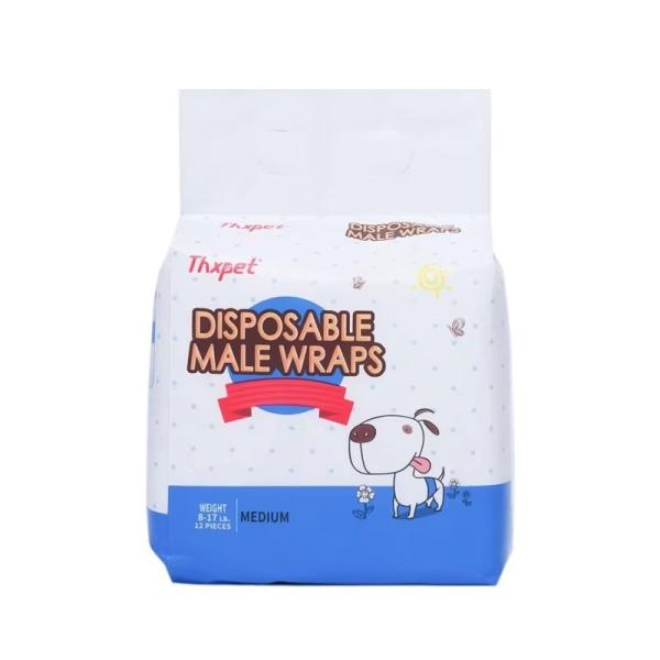 Customizable Color Disposable Pet Diapers Disposable Male Cat Diapers Pet Hygiene Care