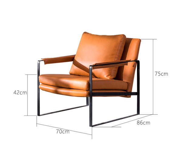 Софы Брауна кресла Seater ушата кожа одиночной деревянная обитая