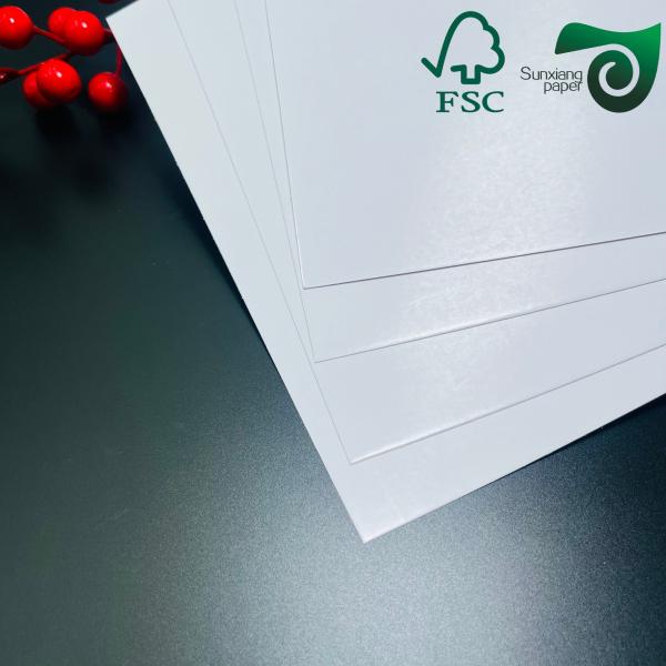300gr 310gr Double Sided Glossy Cardboard Paper 70cm 100cm Kink Resistant