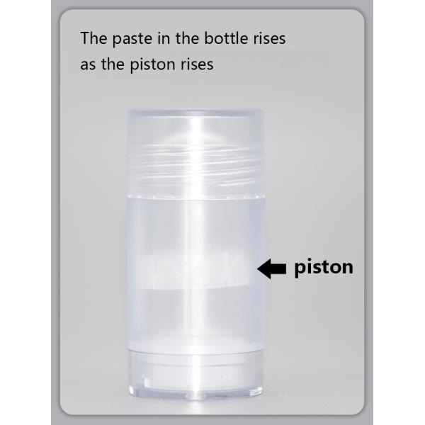 0.2oz - 2.5oz AS Round Clear Deodorant Containers Packaging Tubes 6g 15g 30g 50g 75g