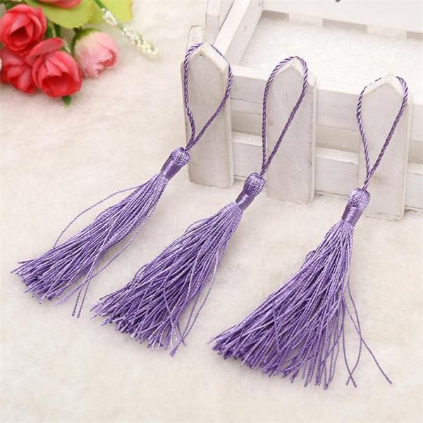 Wholesale chinese tassels trimming fringe for bookmark graduation cap decoration