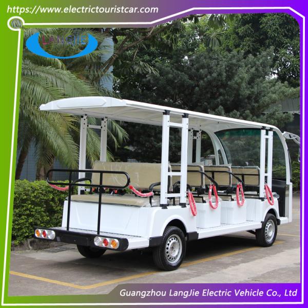 Мода 14 Человек Электрические туристические транспортные средства ACmotor Электрический туристический автобус7.5KW Для отеля