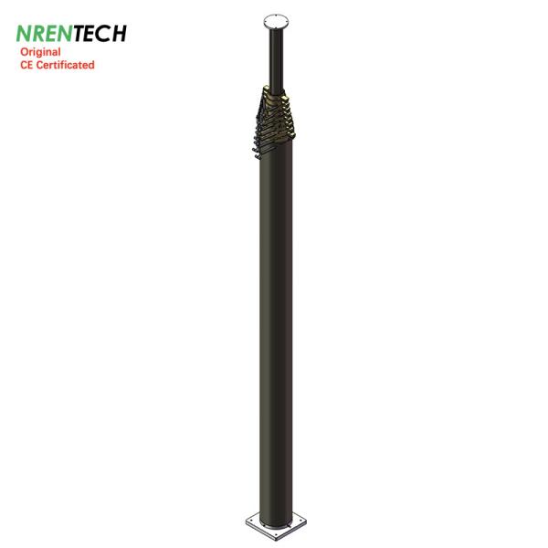 30m pneumatic telescopic antenna masts and towers 300kg payloads-5.5m closed height-for antenna
