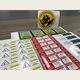Custom Matte Silver PET Self Adhesive Labels with Matte Non-Reflective Surface, Superior Environmental Resistance, and High Scratch Durability
