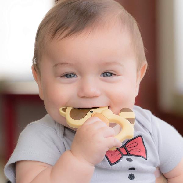 Pink Animal Newborn Dummy Silicone Baby Molars At Night