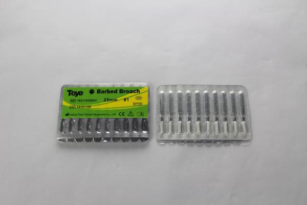 Toye Dental Stainless Steel-Hand Barbed Broaches