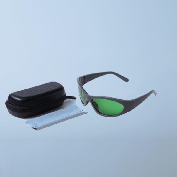 635nm 808nm 980nm Laser Safety Glasses For Red Diodes White Frame 55