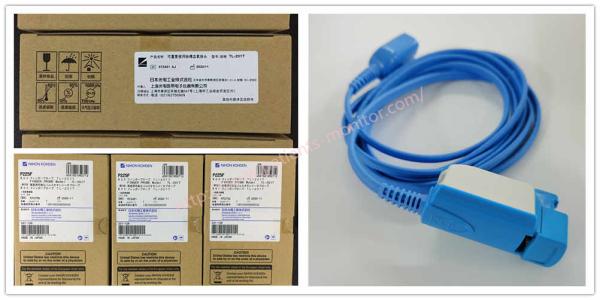 P225F Nihon KohdenSpO₂ Finger-Clip Probe, Pediatric/Adult (>20kg) Finger, Cable Length: 1.6m, Reusable