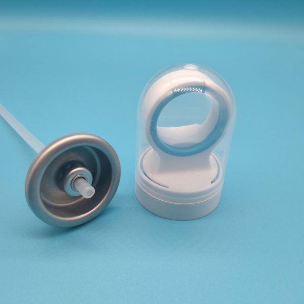 Válvula de spray de protector solar hidratante compacta y a prueba de fugas para protección portátil con función de bloqueo de viaje seguro