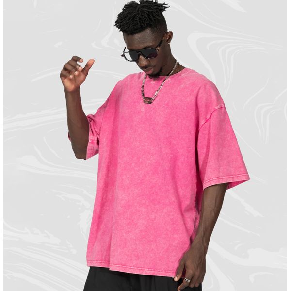 Custom Design Plain Men Oversized Heavyweight Cotton Vintage Wash T Shirts Washed Tees Unisex