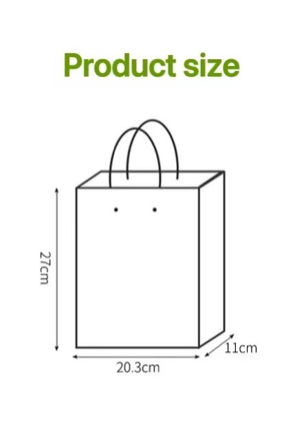 Gravure 27cm*20.3cm*11cm печатая косметические бумажные мешки с кнопкой