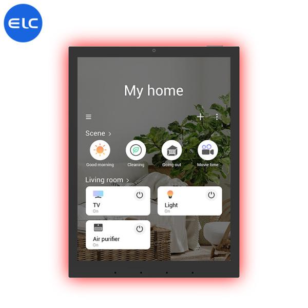 RJ45 With POE Smart Home Tablet 10-Point Capacitive Touch Panel With Zigbee Matter