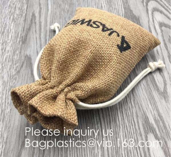 Gift Pouches With Jute Drawstring Linen Hessian Sacks Bags For Party Wedding Favors Jewelry Crafts,Little Gifts
