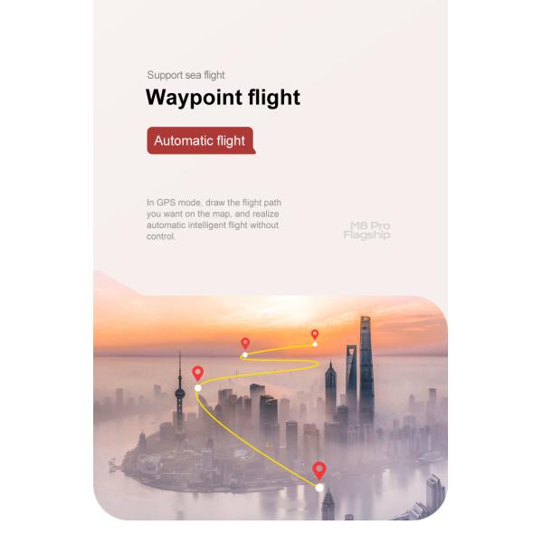 Compacto Fotografia Aérea UAV 200M Drone dobrável de controle remoto