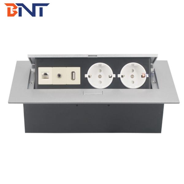 Professional Desktop Pop Up Power Outlet , Pop Up Hidden Power Socket