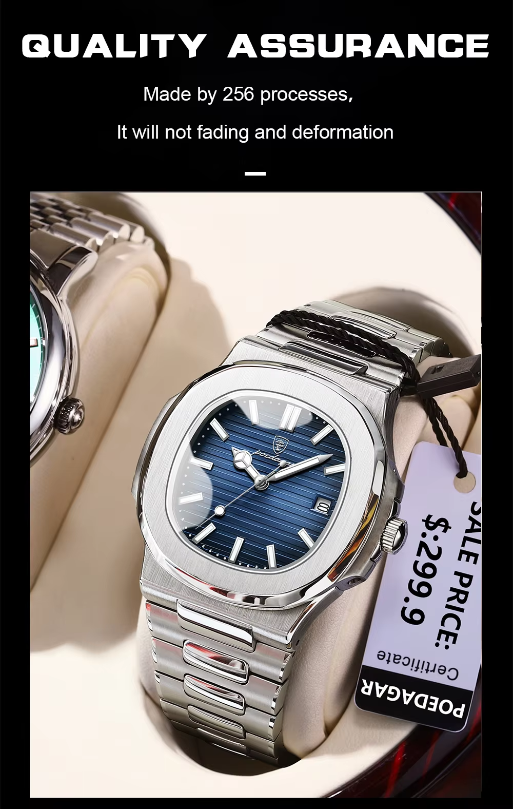 SHX Nautilus-style Quartz Watch