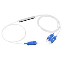 Diviseur optique 1x16 1x32 1x64 de PLC de fibre du SM 0.9mm de connecteurs de St LC de Sc de Mini Package FC