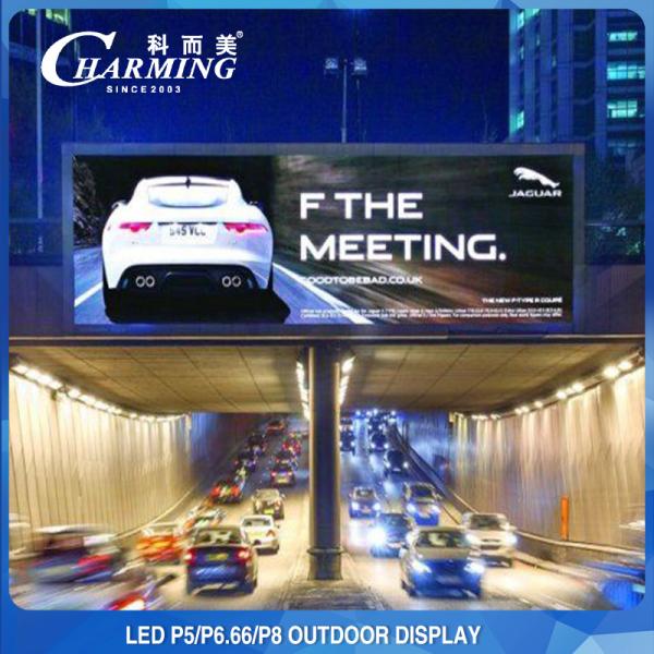 P5 P8 LED Advertising Screen Outdoor High Brightness 4K Waterproof IP65 Display