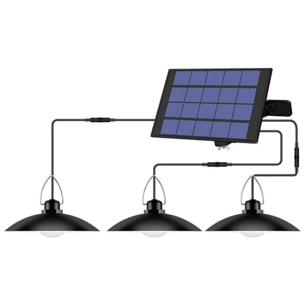 Induction Led Solar Chandelier Waterproof for Outdoor Home Garden Balcony Lights