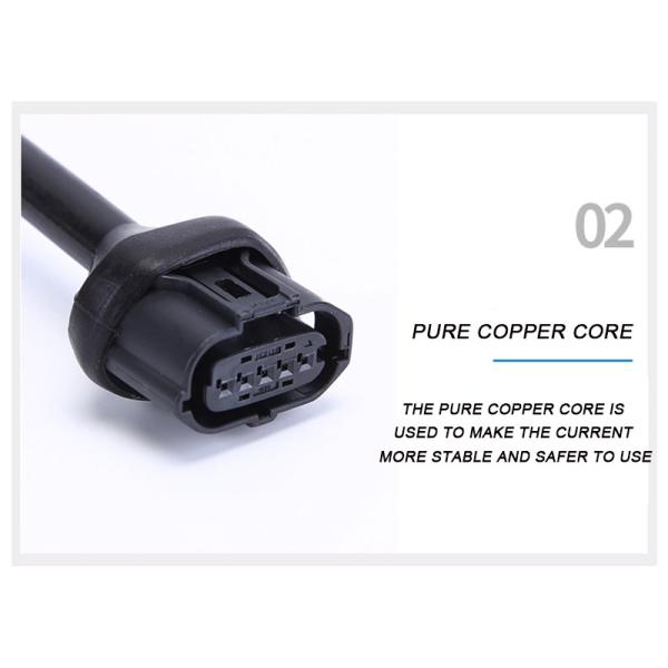 Male To Female 5Pin Waterproof Wire Harness For Car Modification