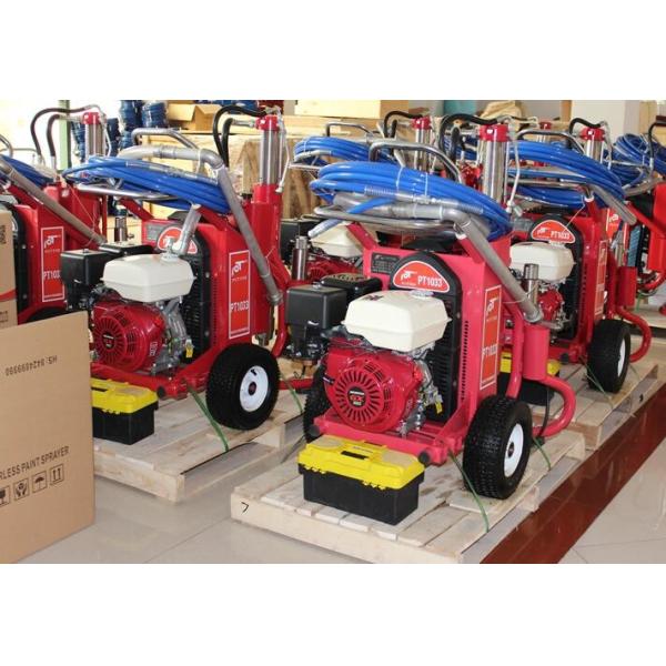 Petrol Engine 13HP Hydraulic Airless Sprayer / Protecting Wall Paint Sprayer