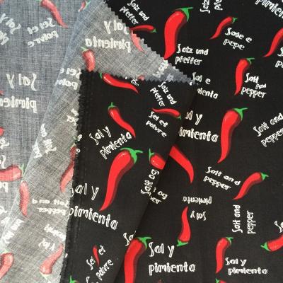 Custom Printed T/R Woven Fabric for Chef Uniforms and Aprons